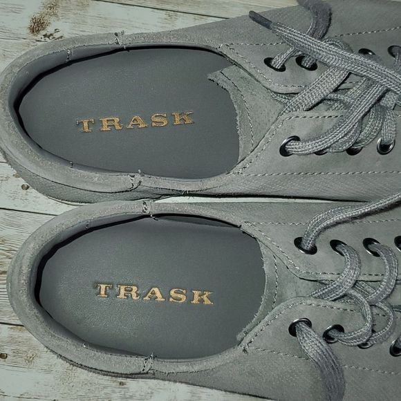 Trask Alder Perforated in Grey Gray Suede Size‎ 9½ - Picture 6 of 8